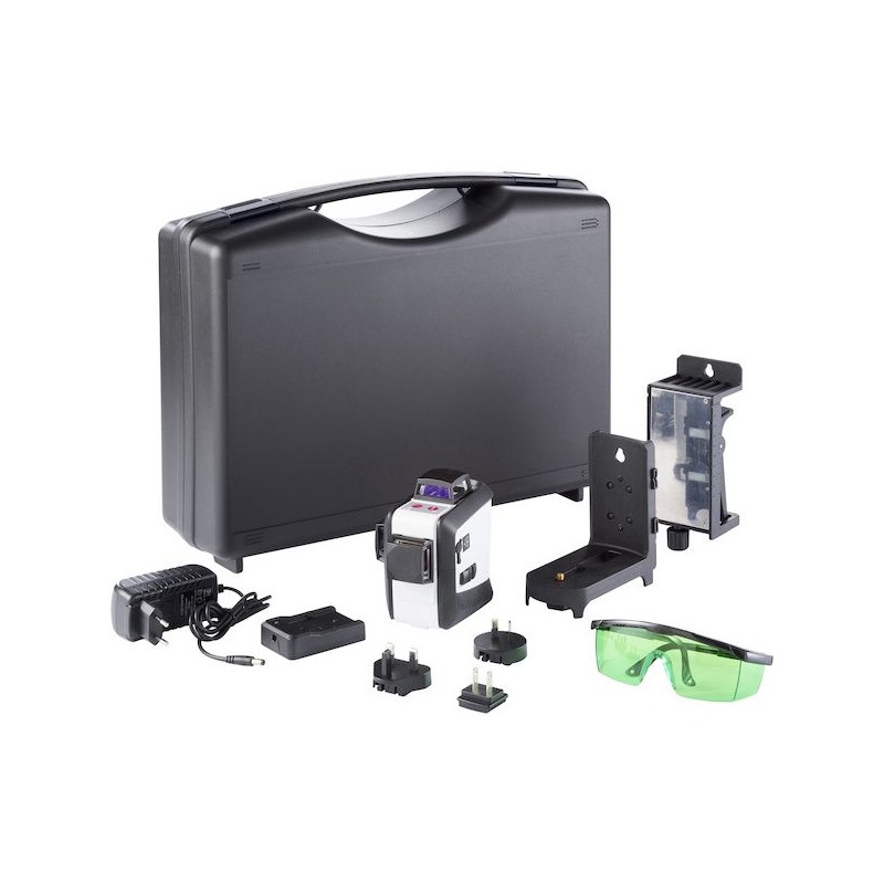 LASER MULTILIGNE VERT 3D BATTERIE+SUPPORT OPSIAL