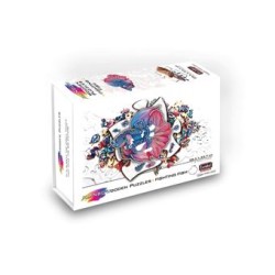 Rainbow Puzzle Fighting Fish